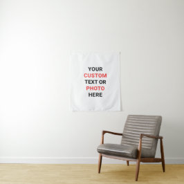 Maak Je Eigen Gepersonaliseerde Kleine Maat Wandkleed