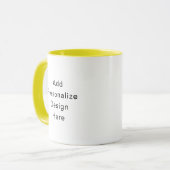 maak je eigen gepersonaliseerde koffie mok (Voorkant links)