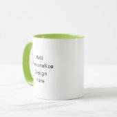 maak je eigen gepersonaliseerde koffie mok (Voorkant links)