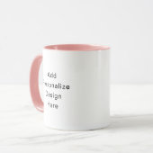 maak je eigen gepersonaliseerde koffie mok (Voorkant links)
