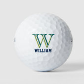 Maak Je Eigen Gepersonaliseerde Merk Monogram Golfballen (Voorkant)