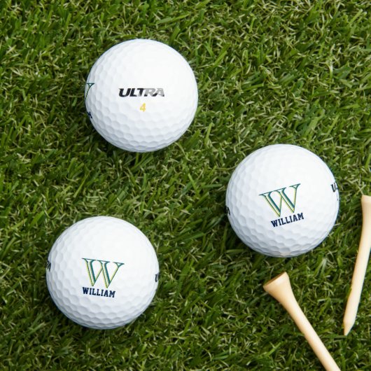 Maak Je Eigen Gepersonaliseerde Merk Monogram Golfballen (Insitu Gras)