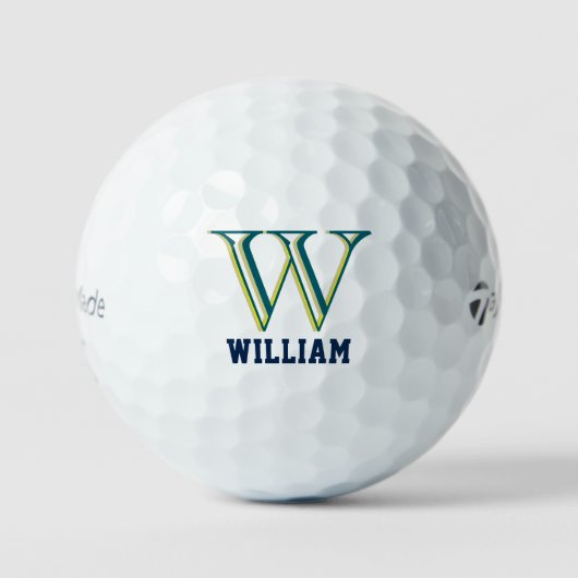 Maak je eigen gepersonaliseerde merkmonogram golfballen (Voorkant)