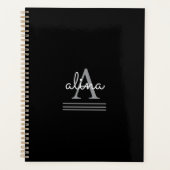 Maak Je Eigen Gepersonaliseerde Monogram Spiraal Planner (Voorkant)