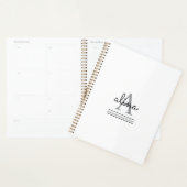 Maak Je Eigen Gepersonaliseerde Monogram Spiraal Planner (Display)