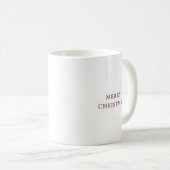 Maak Je Eigen Gepersonaliseerde Naam Kerstmoker Koffiemok (Voorkant rechts)
