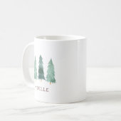 Maak Je Eigen Gepersonaliseerde Naam Kerstmoker Koffiemok (Voorkant links)