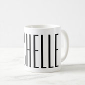 Maak je eigen gepersonaliseerde naam koffiekruid koffiemok (Voorkant rechts)