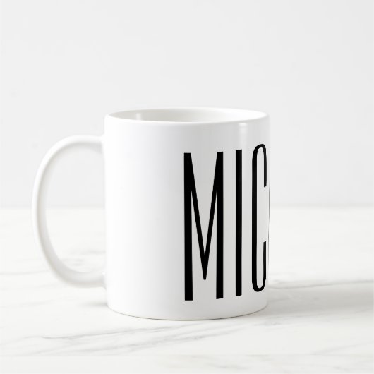 Maak je eigen gepersonaliseerde naam koffiekruid koffiemok (Links)