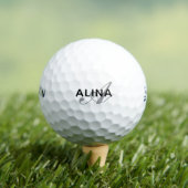 Maak Je Eigen Gepersonaliseerde Naam Monogram Golfballen (Insitu Shirt)