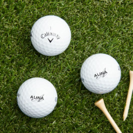 Maak Je Eigen Gepersonaliseerde Naam Monogram Golfballen