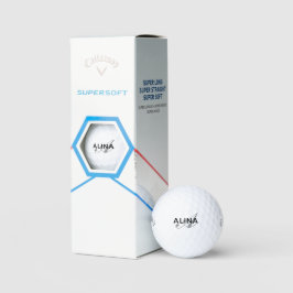 Maak Je Eigen Gepersonaliseerde Naam Monogram Golfballen