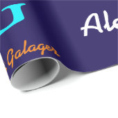 Maak je eigen gepersonaliseerde naampatroon cadeaupapier (Rol Hoek)