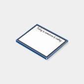Maak je eigen gepersonaliseerde op maat gedrukte 3 post-it® notes (Schuin)