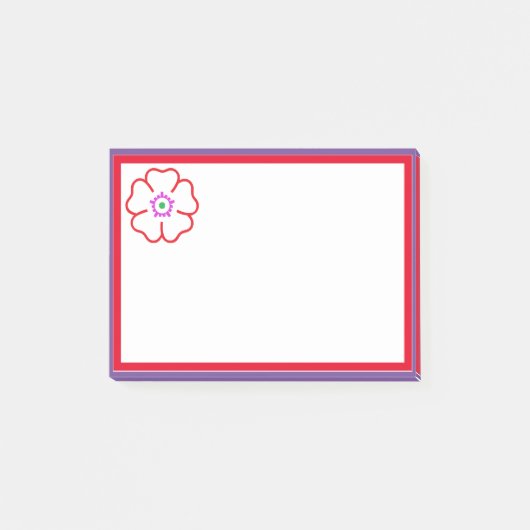 Maak je eigen gepersonaliseerde op maat gedrukte 3 post-it® notes (Voorkant)