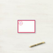 Maak je eigen gepersonaliseerde op maat gedrukte 3 post-it® notes (Op bureau)