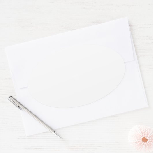 Maak je eigen gepersonaliseerde ovale Stickers (Envelop)
