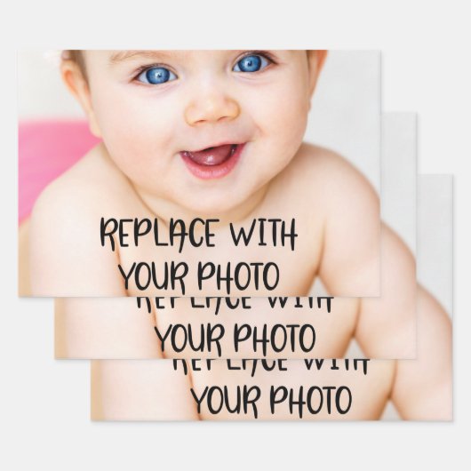 Maak je eigen gepersonaliseerde Sjabloon Inpakpapier Vel (Set)