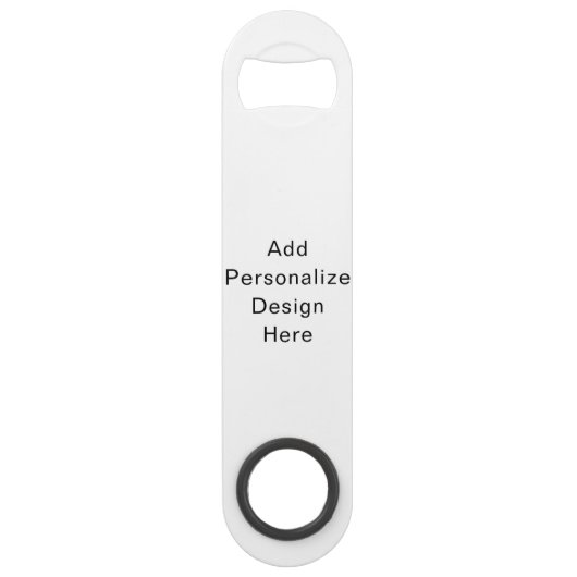 maak je eigen gepersonaliseerde speed flessenopener (Voorkant)