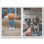 Maak je eigen gepersonaliseerde uitsnede Collectie Sticker (Voorkant)