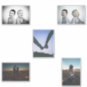 Maak je eigen gepersonaliseerde uitsnede Collectie Sticker (Voorkant)