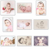 Maak je eigen gepersonaliseerde uitsnede Collectie Sticker (Voorkant)