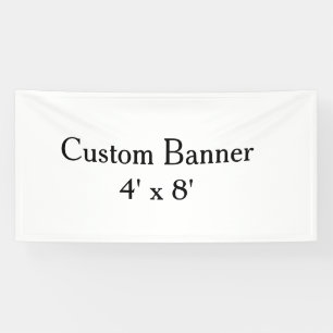maak je eigen gepersonaliseerde vinyl 4' x 8' bin spandoek