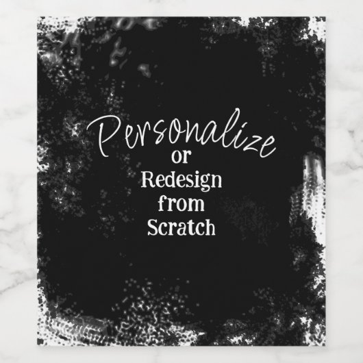 Maak Je Eigen Gepersonaliseerde Wijn Etiket (Enkel label)