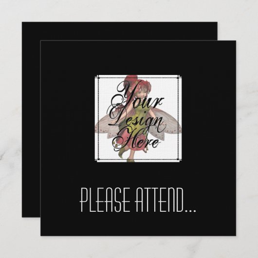 Maak Je Eigen Geschenken ~ Customize Blank Kaart (Voorkant / Achterkant)