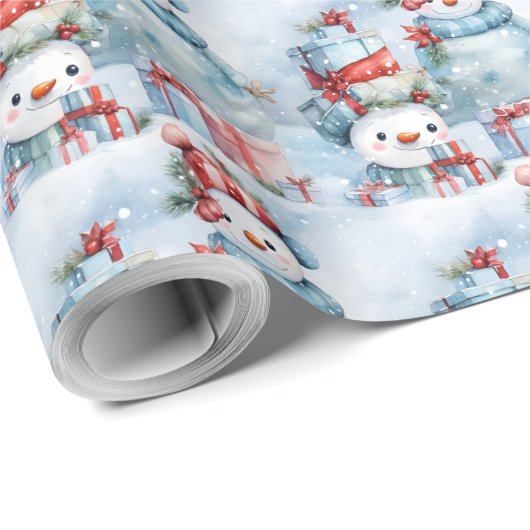 Maak Je Eigen Geschenken in de Sneeuw Cadeaupapier (Rol Hoek)