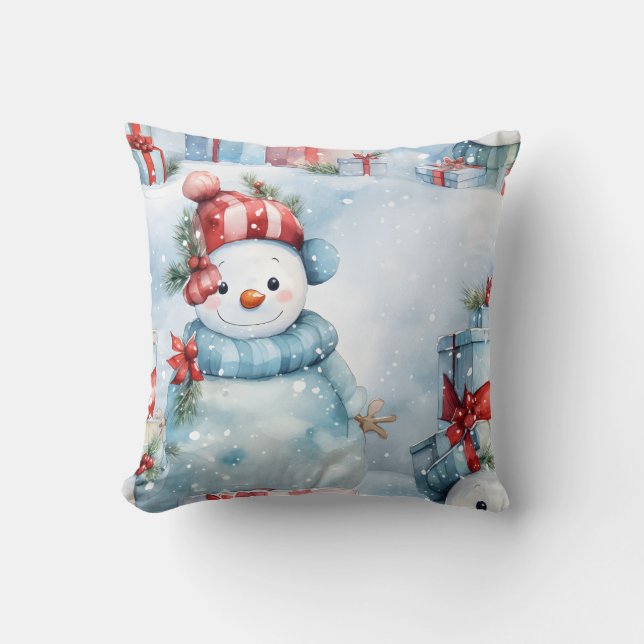 Maak Je Eigen Geschenken in de Sneeuw Kussen (Voorkant)