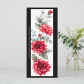 Maak Je Eigen Geschilderde Rode Chrysanthemum Boek (Staand voorkant)