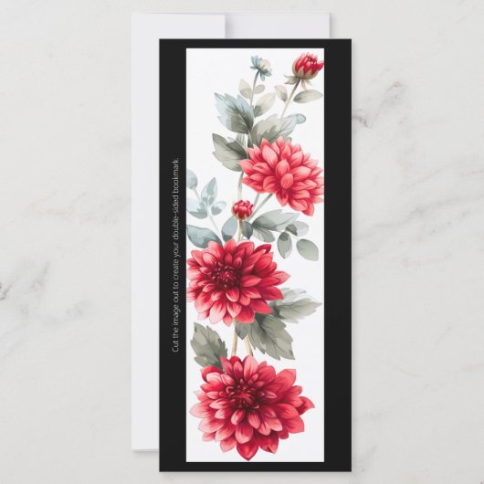 Maak Je Eigen Geschilderde Rode Chrysanthemum Boek (Voorkant)