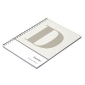 Maak Je Eigen Gesigneerd Schetsboek Notitieboek (Linkerzijde)