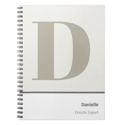 Maak Je Eigen Gesigneerd Schetsboek Notitieboek (Voorkant)