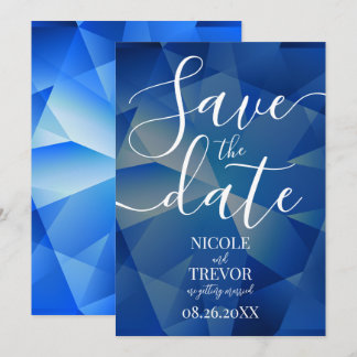 Maak Je Eigen Geslepen Juwelen Bruiloft Save The Date