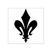 Maak je eigen gestileerde Fleur de Lis Rubberstempel (Afrduk)