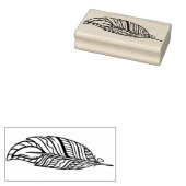 Maak je eigen gestreepte boho traandropveer rubberstempel (Gestempeld)