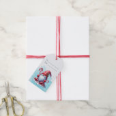 Maak Je Eigen Gestreepte Pepermunt Kerstkabouter Cadeaulabel (Met Touw)