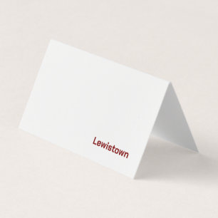 Maak Je Eigen Gevouwen 3.5"x2'' Tentkaart Visitekaartje