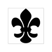 Maak Je Eigen Gewaagde Fleur De Lis Rubberstempel (Afrduk)