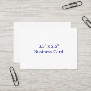 Maak je eigen geweldige 3,5" x 2,5" visitekaartje