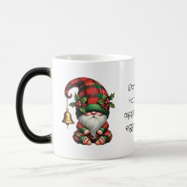 Maak je eigen gezellige Kerstmis geruite Gnome Magische Mok