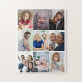 Maak je eigen gezelschap Gewoonte 9 Foto Collage Legpuzzel (Verticaal)
