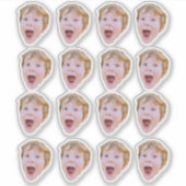 Maak Je Eigen Gezicht Sticker (Voorkant)