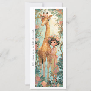 Maak Je Eigen Giraffe Maagd Boeklegger Kaart