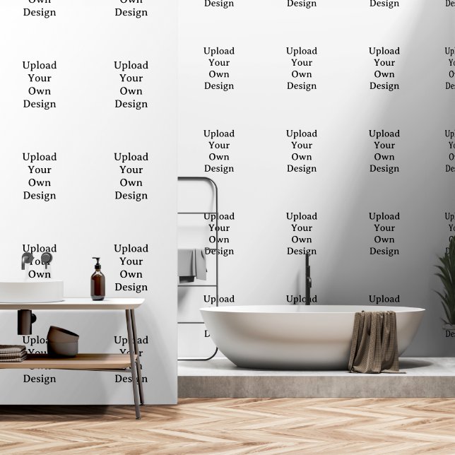 Maak je eigen gladde vinyl 2' x 4' behang (Badkamer)