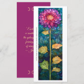 Maak Je Eigen Glasroze Zinnia Boeklegger (Voorkant / Achterkant)