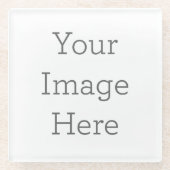 Glazen onderzetter (Voorkant)