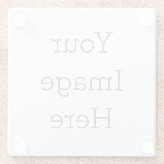 Glazen onderzetter (Achterkant)